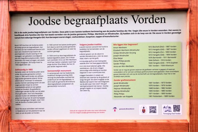 15. Tekst op het Informatiebord Joodse begraafplaats Vorden